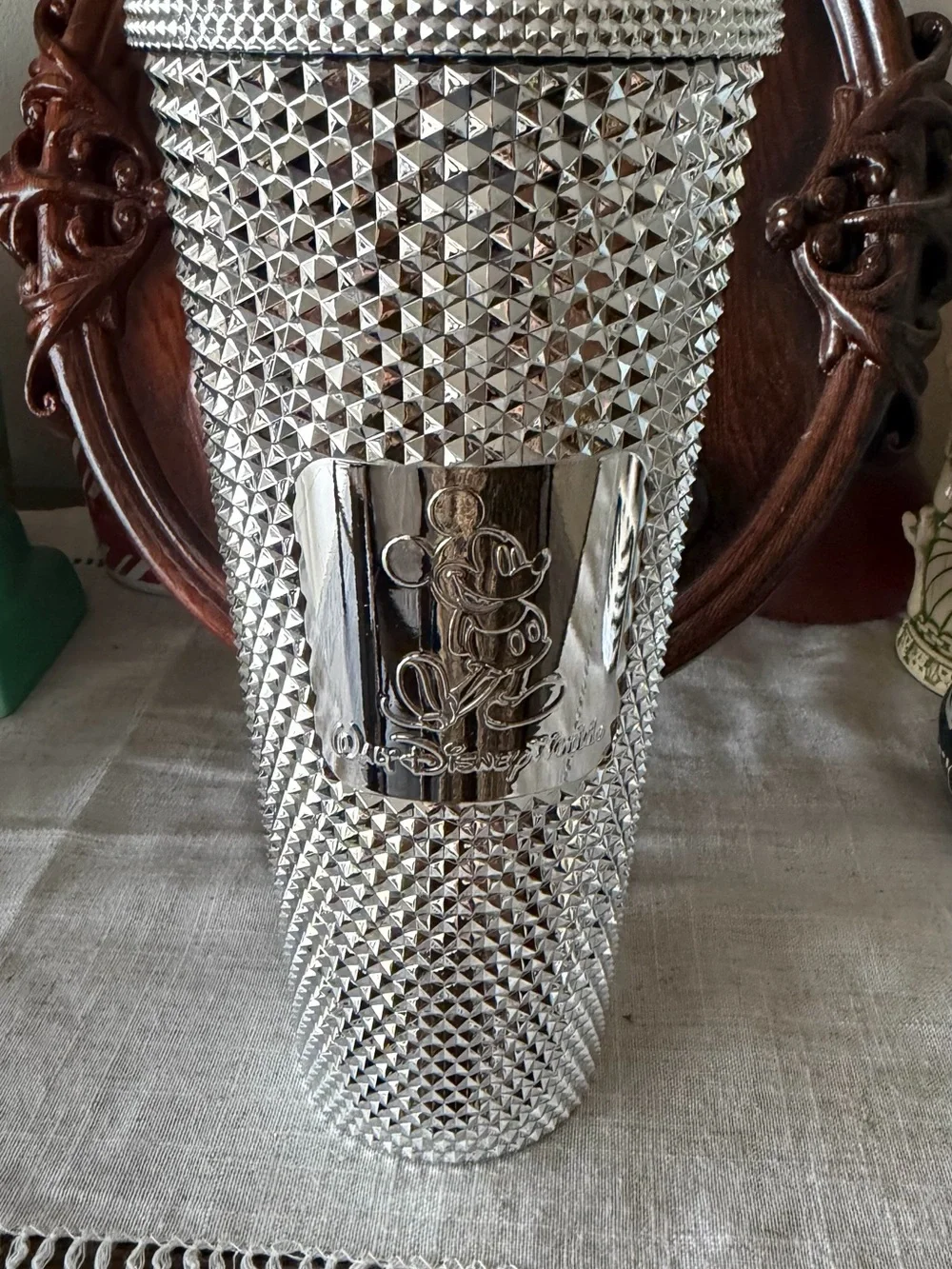 Starbucks Disney World Studded Metallic Tumbler with Raised Logo 💎💎💎💎